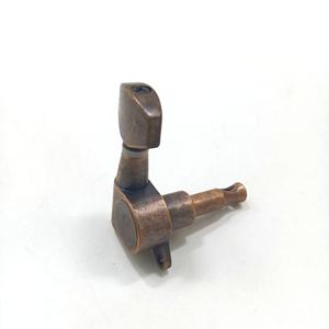 Usine en gros petite tête carrée bronze fermé <span class=keywords><strong>chevilles</strong></span> d'accord rouges pour guitare électrique - Product Image 4