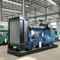 Genset Diesel Rangka Terbuka Struktur Kokoh Frekuensi 50Hz 60Hz Dapat Diatur Untuk Pesanan Proyek Luar Negeri