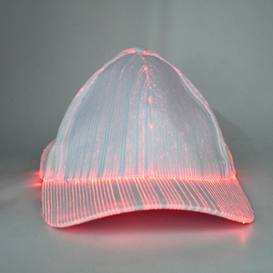 Gorra de Fibra Óptica Luminosa con LED de 7 Colores, Gorra de Béisbol Brillante con Carga USB, Gorra LED Luminosa para Eventos y Fiestas - Product Image 4