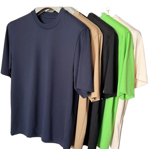 Heavyweight 230g 100% Pure Cotton Men's T-Shirt Minimalist Design Basic Style Pure Cotton Top Suitable for Daily Summer Wear - Product Image 1