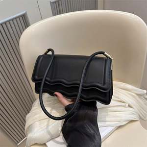 I-0620 Fashion Women's Trendy New Style PU Single Zip Shoulder <b>Handbag</b> Hot Selling Wholesale Latest - Product Image 4