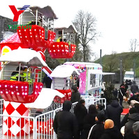 Grande Roue Lumineuse LED pour Noël - Manège de Parc d'Attractions en Promotion