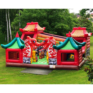 Castillo Inflable con Diseño del <span class=keywords><strong>Palacio</strong></span> Oriental <span class=keywords><strong>de</strong></span> la Ciudad Prohibida, con Dragón Chino, para Fiestas y Eventos - Product Image 1