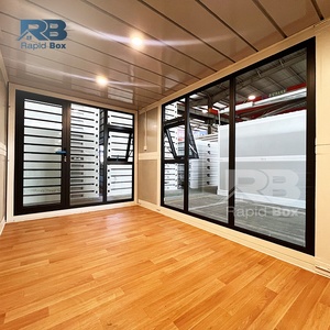Luxury Folding Container Modular Home <b>Portable</b> House Quick Build Office Prefabricated Tiny Foldable Container House with Toilet - Product Image 4