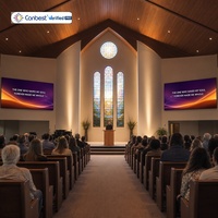 P1.8 P2.5 Bildschirm Led-Videowandschirm für große Kirchen und Auditorien Led-Anzeigenbildschirm Kirche Öffentliche Kulissen Led-Schilder