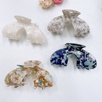 Pince à cheveux motif papillon magnifique, polyvalente, faite à la main, avec logo personnalisé, pour chignons arrière, accessoire capillaire pour femme