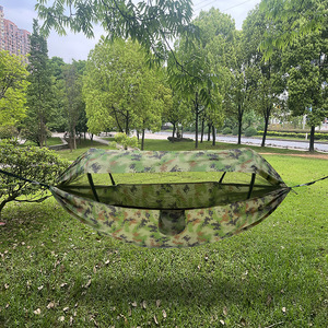 Nouvelle hamac double d'extérieur en polyamide avec fonction anti-basculement, ouverture rapide automatique, moustiquaire et pare-soleil pour le camping - Product Image 2