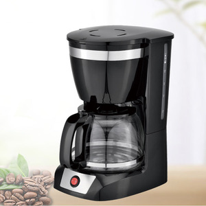 Mini cafetière électrique à filtre 1,2-1,8 L avec pot en verre, 11-15 tasses, utilisation facile pour la maison et le bureau - Product Image 2