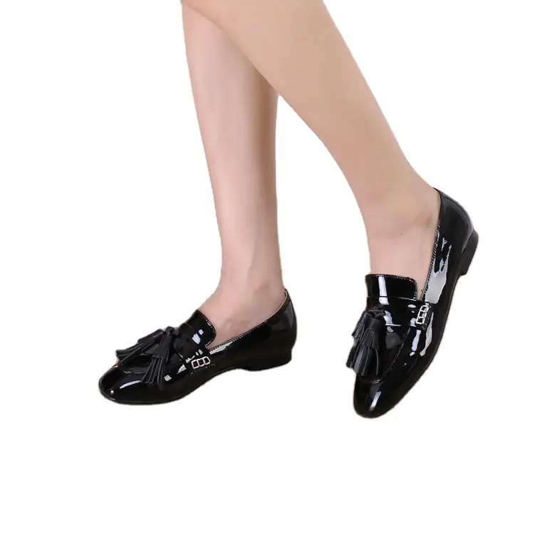 Scarpe da donna di ultima 2023 con design scarpe basse comode scarpe basse da donna in vera pelle casual da donna
