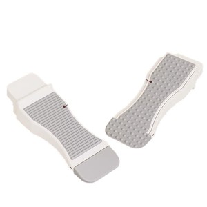 Leves Door Stopper Floor Mounted Milky White <b>Plastic</b> <b>Rubber</b> Windproof Door Limiter Manual Control For Bedroom Door - Product Image 2