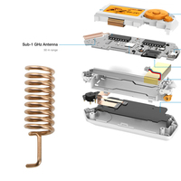 Antenne de communication sans fil à module hélicoïdal à polarisation verticale LoRa/LPWAN interne 433 MHz 868 MHz 915 MHz Sub-1 GHz