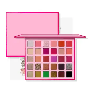 30 Màu Sắc Trái Cây Eyeshadow Palette Mới Xu Hướng Nhãn Hiệu Riêng Của Apple Không Thấm Nước Sáng Kim Loại Satin Đào Mắt OEM