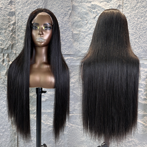 Giá rẻ 5x5 13x4 13x6 100% thô Brazil ren phía trước tóc giả tóc con người mật độ 180% Pre ngắt ren phía trước tóc giả cho phụ nữ da đen - Product Image 3