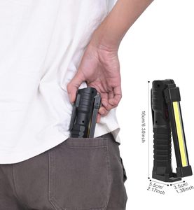 Torcia LED Ricaricabile, Luce da Lavoro, Gadget Innovativo, Strumento Portatile per Uomo, Base Magnetica 180° °   Rotatore per Meccanici Automobilistici - Product Image 6