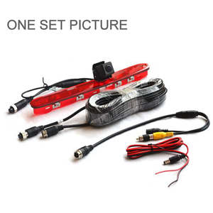 Caméra de <span class=keywords><strong>recul</strong></span> AHD 1080P Fisheye pour feux stop, étanche, compatible RCA/4PIN/Connecteur BMW, pour Citroën <span class=keywords><strong>Berlingo</strong></span> VW Crafter - Product Image 2