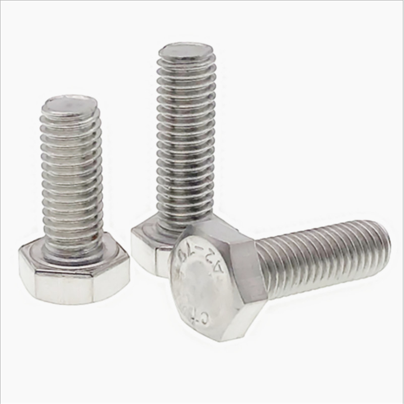 FAST Stainless steel A2 A4  hex bolt fasteners hex head screws M5 M6 M8 M10  DIN933