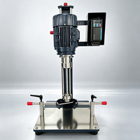 Homogénéisateur émulsifiant de laboratoire à petite fréquence, en acier inoxydable 304, pour mélange d'échantillons de nouveaux matériaux et d'encre