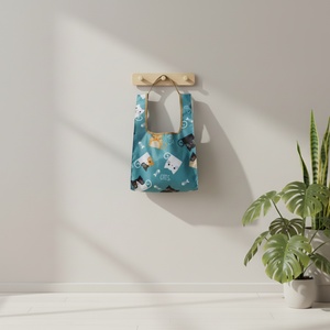 High Quality Custom Printed Foldable <b>Bag</b> Large Capacity Sublimation Shoulder Tote <b>Bags</b> Foldable Shopping <b>Bags</b> - Product Image 5