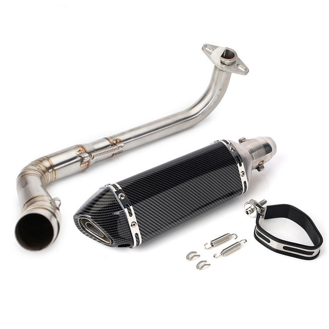 NMAX Front Exhaust Small Hexagonal Modified Muffler for Motorcycle Body Systems