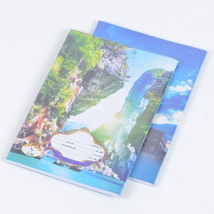 Cahier de notes cousu à la selle personnalisé coloré de qualité supérieure doublé léger cahier d'exercices respectueux des yeux livre de révision étudiant créatif - Product Image 2
