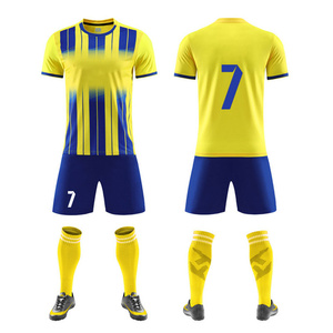 Groothandel Ademende Voetbal Jersey Full Set Jersey Teamnaam Kan Worden Aangepast - Product Image 2
