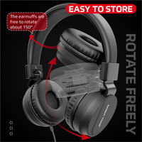 Headphone SOMIC TONE ST900 Berkabel Over Ear Hi-Res Studio Stereo Gaming Headset Headphone Anak-Anak Jack 3.5mm Headphone Berkabel