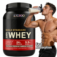 Poudre de Protéine Isolat de Whey BCAA pour Prise de Masse, Superaliment Santé, Vente en Gros OEM, 20-29g de Protéines par Portion