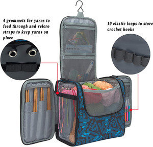 Storage Knitting Bag Storage Smart Design Water Resistant Polyester Yarn Storage Knitting Bag