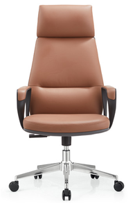 <span class=keywords><strong>Chaise</strong></span> <span class=keywords><strong>de</strong></span> travail en cuir confortable moderne, cuir <span class=keywords><strong>de</strong></span> vachette <span class=keywords><strong>de</strong></span> qualité supérieure importé, plateau incurvé <span class=keywords><strong>de</strong></span> 18 mm, éponge à haute résilience, accoudoirs en cuir PP - Product Image 5