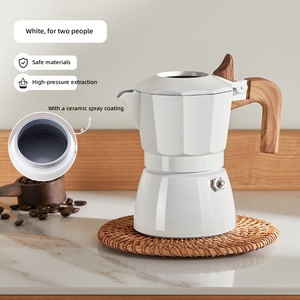 <span class=keywords><strong>Cafetière</strong></span> Moka en acier inoxydable à double valve, machine à expresso <span class=keywords><strong>italienne</strong></span>, <span class=keywords><strong>cafetière</strong></span> à poser sur le poêle pour <span class=keywords><strong>2</strong></span> <span class=keywords><strong>tasses</strong></span>, <span class=keywords><strong>cafetière</strong></span> à double sortie - Product Image 3