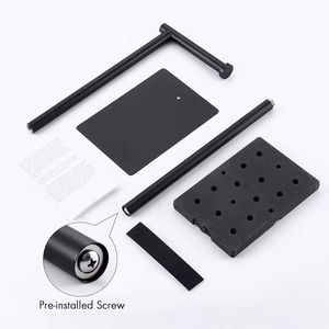 Porte-<span class=keywords><strong>papier</strong></span> hygiénique sur pied en acier inoxydable de haute qualité porte-<span class=keywords><strong>papier</strong></span> hygiénique noir mat pour salle de bain avec réserve - Product Image 5