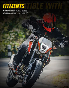 Pour 2013-2017 <span class=keywords><strong>KTM</strong></span> <span class=keywords><strong>Duke</strong></span> 690R Emark supermoto led phare blanc DRL pour 2012-2019 <span class=keywords><strong>KTM</strong></span> <span class=keywords><strong>Duke</strong></span> <span class=keywords><strong>690</strong></span> dirt bike phare - Product Image 6