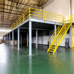 Système de plancher en mezzanine modulaire robuste pour plateforme de stockage en entrepôt - Product Image 1