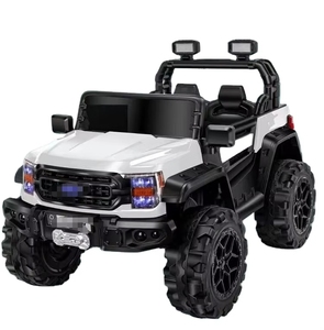 12V a trazione integrale alta per bambini auto giocattolo elettrica Unisex a batteria Baby Ride trattore elettrico fatto a distanza in plastica resistente - Product Image 2