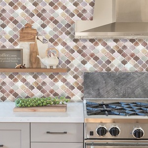 壁パネル接着剤3D紙壁装飾タイル家の装飾の皮と棒 - Product Image 5