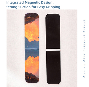 Marcapáginas Magnético Personalizado, Clips Magnéticos para Páginas con Diseño de Paisaje, Regalos para Amantes de los Libros, Regalos de Agradecimiento para Estudiantes y Maestros - Product Image 2