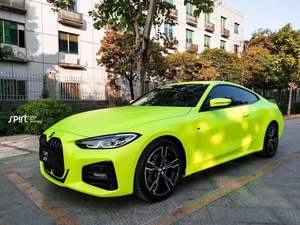 فيلم فينيل لتغيير لون هيكل السيارة بلون أصفر فلوري غير لامع - Product Image 3