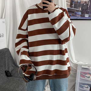 Sudaderas con capucha de moda para hombre al por mayor sudadera Lisa sudaderas con capucha de rayas para Hombre Sudaderas con mangas largas - Product Image 5