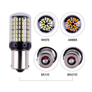 Nouveau 12V/24V LED DRL frein et feu de recul T20/<span class=keywords><strong>WY21W</strong></span> avec 144 perles de lampe clignote voiture 1156/P21W 7440 accessoire - Product Image 3