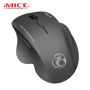 G6 Ergonomic 2.4GHz không dây Chuột quang 3D phong cách 6 nút <span class=keywords><strong>USB</strong></span> 800/1200/1600 dpi cho văn phòng chơi game có sẵn màu đỏ/xám/đen - Product Image 6