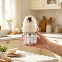 Babyvoedselprocessor 316 roestvrijstalen mes Mini Food Maker Fruitpers Elektrisch Geluidsarm Huishoudelijk koken Draagbare blender