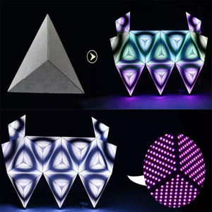 Console de DJ 3D personnalisée avec écran LED, résolution 4K pleine couleur, pas de pixel de 4 mm, pour affichage vidéo KTV en intérieur - Product Image 3