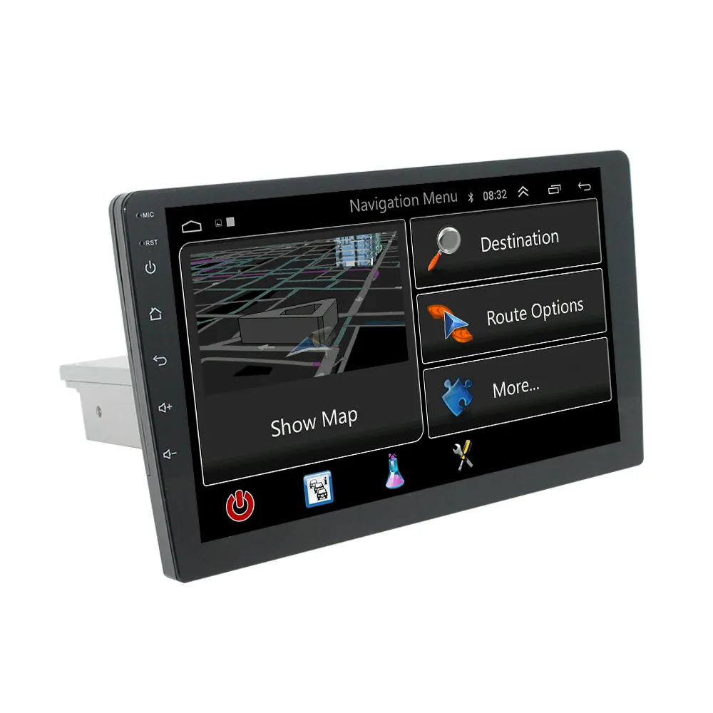 10.1 Inch 1 Din Car Radio Android Stretchable Touch Screen Auto Radio MP3 MP5 Multimedia Car DVD Player Stereo Carplay