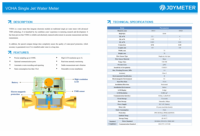 Compteur d'eau numérique intelligent à jet unique AMR IP68 OEM avec MBus/LoRaWAN DN15-DN20