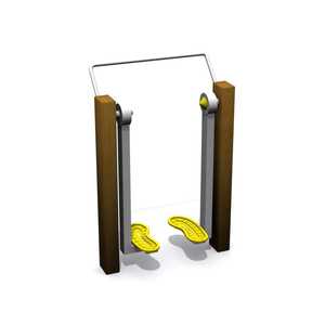 อุปกรณ์กีฬาไม้กลางแจ้ง เครื่องออกกำลังกายแบบเดินบนอากาศ บริหารหัวใจและหลอดเลือด เสริมสร้างความแข็งแรงของร่างกาย อุปกรณ์ฟิตเนสสำหรับผู้ใหญ่ Soylu Grup ISO9001 - Product Image 1