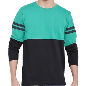 คุณภาพสูงว่างเปล่าแขนยาวผ้าฝ้ายเสื้อยืดสำหรับผู้ชาย - Product Image 1