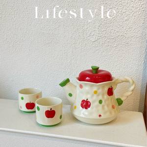 Coffret Cadeau Haut de Gamme en Céramique : Théière, Bouilloire et Tasses – Idéal pour l'Aménagement de la Maison ou comme Cadeau de Pendaison de Crémaillère - Product Image 6