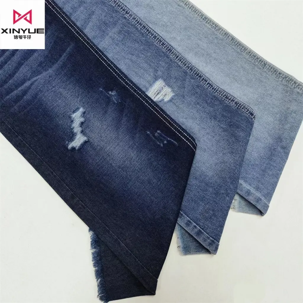 Tissu denim uni 100% coton pour vêtements de travail xinfuyuan2023