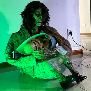 Décoration animatronique électrique de <span class=keywords><strong>zombie</strong></span> fantôme d'horreur pour centres commerciaux, espaces publics, aéroports, garderies, écoles - Product Image 1