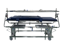 Lit de transfert patient rotatif, lit d'hôpital pivotant, brancard médical pour soins post-chirurgicaux et usage en USI